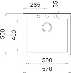 Teka FORSQUARE 50.40 TG 115230009 - Zlewozmywaki - miniaturka - grafika 5
