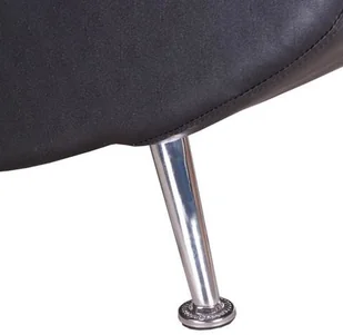 Beauty System Kanapa do poczekalni Carini BD-6710 czarna BD-6710/144 - Inne meble biurowe - miniaturka - grafika 4