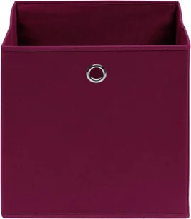 vidaXL vidaXL Pudełka z włókniny, 4 szt., 28x28x28 cm, ciemnoczerwone - Pudła i pojemniki do przechowywania - miniaturka - grafika 4