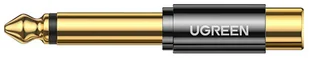 Ugreen Ugreen przejściówka adapter jack 6,35 mm (męski) na RCA (żeński) złoty (AV169) hurtel-81872-0 - Adaptery i przejściówki - miniaturka - grafika 2