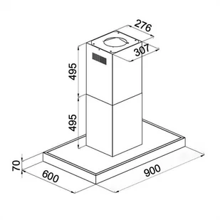 Klarstein Madonna 90 Czarny (TK15-Madonna) - Okapy kuchenne - miniaturka - grafika 7