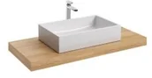Meble modułowe i akcesoria - Ravak X000000844 Blat pod umywaIkę I 1200 dąb - miniaturka - grafika 1