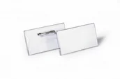 Identyfikatory - Durable Identyfikator z agrafką 40 x 65mm 5 sztuk 8601-19 - miniaturka - grafika 1