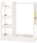 Wyposażenie pokoiku dziecięcego - Roba roba Wieszak na garderobę dla lalki, biały 450151 WE - miniaturka - grafika 1