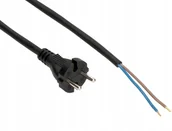 Przewody elektryczne - Conotech kabel z wtyczką Guma 2x1 3m - miniaturka - grafika 1