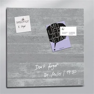 Sigel Tablica suchoś. -magn. 48x48cm, szklana, imitacja betonu SGL168 - Tablice i flipcharty - miniaturka - grafika 7