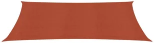 vidaXL Żagiel przeciwsłoneczny, 160 g/m, terakotowy, 2x5 m, HDPE vidaXL - Parasole ogrodowe - miniaturka - grafika 4