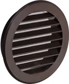 Wentylatory łazienkowe - Kratka wentylacyjna okrągła z siatką brązowa Fi 60 - miniaturka - grafika 1