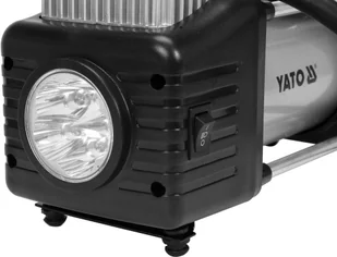 Yato KOMPRESOR SAMOCHODOWY Z LAMPĄ LED 250W YT-73462 - Sprężarki i kompresory - miniaturka - grafika 2