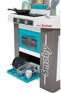 Smoby Smoby Kuchnia miniTefal Studio 28 akcesoria Magic Bubble 311043 - Zabawki AGD - miniaturka - grafika 3