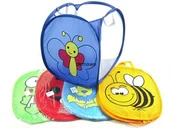 Pojemniki na zabawki - SKŁADANY KOSZ NA PRANIE ZABAWKI 36 x36 x 36 cm - miniaturka - grafika 1