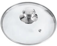 Pokrywki - Orion Pokrywka szklana / stalowy uchwyt 20 cm 122578 - miniaturka - grafika 1