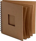 Albumy fotograficzne - NA Happy Color Album spirali z okienkiem 30K brązowe Eco 392104 - miniaturka - grafika 1