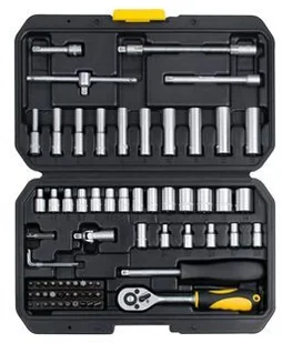 Topex Klucze nasadowe 1/4 72 elementy 38D693 - Klucze i nasadki - miniaturka - grafika 3