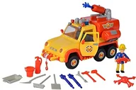 Figurki dla dzieci - Simba 109251094 - strażak Sam Venus 2.0 z figurką, oryginalny dźwięk, niebieskie światło, funkcja strzału, drzwi do otwierania, figurka do gry Penny, wiele akcesoriów, 19 cm, od 3 lat 109251094 - miniaturka - grafika 1