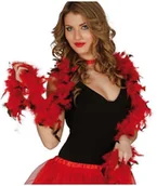 Dodatki do strojów karnawałowych - Guirca Boa "Classic", czerwono-czarne, GUIRCA, 40 g, 180 cm GU16351 - miniaturka - grafika 1