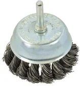 Materiały ścierne - Geko Szczotka Na Wiertarkę Druciana Czołowa 75mm - miniaturka - grafika 1