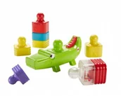 Klocki - Fisher Price Krokodylek + klocki do układania DRG34 - miniaturka - grafika 1