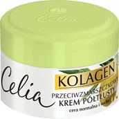 Kremy do twarzy - Celia Kolagen przeciwzmarszczkowy krem półtłusty z oliwką 50ml - miniaturka - grafika 1