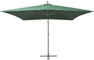 vidaXL Parasol ogrodowy, wiszący, 300 x cm, aluminiowy, zielony - Parasole ogrodowe - miniaturka - grafika 4