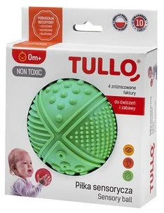 Tullo Piłka rehabilitacyjna / sensoryczna Tullo art.463 żółta ART.463_Y - Piłki do ćwiczeń - miniaturka - grafika 2