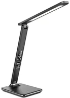 Lampy stojące - Solight LED Lampa stołowa z wyświetlaczem LED/9W/230V czarny - miniaturka - grafika 1