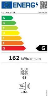 Dunavox DX-89.246TSS - Chłodziarki do wina - miniaturka - grafika 3