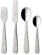 Sztućce dla dzieci - Villeroy & Boch Happy as a Bear 4-częściowy zestaw sztućców dla dzieci - miniaturka - grafika 1