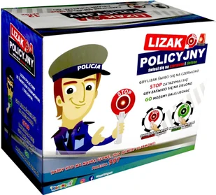 Norimpex Lizak policyjny na baterie 10016800 - Stroje karnawałowe - miniaturka - grafika 12