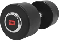 Hantle i ciężarki - Gorilla Sports 30 kg hantla gumowana profesjonalna (100780-00008-0032) - miniaturka - grafika 1