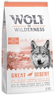 Wolf of Wilderness Adult Great Desert Turkey 1 kg - Sucha karma dla psów - miniaturka - grafika 2