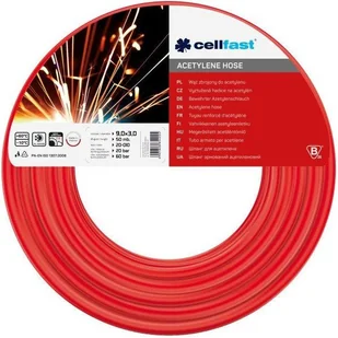 Cellfast Wąż do acetylenu na stojak 60mb 9,0x3,0 mm 20-682 - Węże ogrodowe i zraszacze Cellfast Wąż do acetylenu na stojak 60mb 9,0x3,0 mm 20-682 - Węże ogrodowe i zraszacze - miniaturka - grafika 2