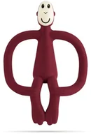 Gryzaki dla dzieci - Matchstick Monkey VELVET CLARET- Gryzak Dentystyczny Małpka - Bordowy - Matchstick Monkey MMVC - miniaturka - grafika 1