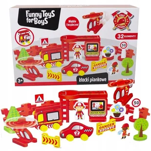 Artyk Klocki Piankowe 3D Straż Pożarna Remiza - Klocki - miniaturka - grafika 4