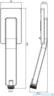 Omnires Parma zestaw podtynkowy natryskowy z termostatem czarny SYSPM11BL W magazynie) - Baterie podtynkowe Omnires Parma zestaw podtynkowy natryskowy z termostatem czarny SYSPM11BL W magazynie) - Baterie podtynkowe - miniaturka - grafika 3