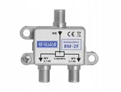 Rozgałęźniki i multiswitche do TV-SAT - TELMOR Rozgałęźnik dwukrotny Rm 2F - miniaturka - grafika 1