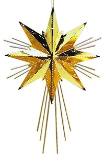 Star Trading Gwiazda Mini Luxe z metalu, mosiądz - Ozdoby bożonarodzeniowe - miniaturka - grafika 2