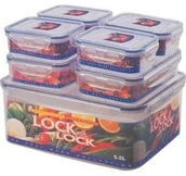 Pojemniki kuchenne - Lock&Lock Zestaw pojemników na żywność 7 szt - miniaturka - grafika 1