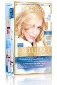 Farby do włosów i szampony koloryzujące - Loreal Excellence Creme Pure Blonde Krem koloryzujący 01 Super jasny blond naturalny 1op - miniaturka - grafika 1