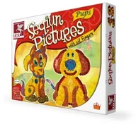 Zabawki kreatywne - TOY KRAFT Zdobienie cekinami - pieski JITKRZ0UC031607 - miniaturka - grafika 1