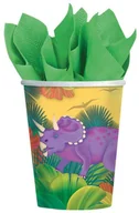 Urodziny dziecka - AMSCAN Kubeczki urodzinowe Prehistoryczne Party - 266 ml - 8 szt. 589766 - miniaturka - grafika 1