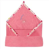 Okrycia kąpielowe dla dzieci - BabyMatex Okrycie kąpielowe Frotte różowe - miniaturka - grafika 1