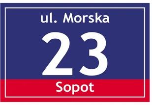 Tabliczka Adresowa z numerem domu tablica 30x20 cm - Numery na dom - miniaturka - grafika 12