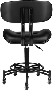 ACTIVESHOP Taboret Florencja Czarny 10003_129237 - Krzesła i taborety kosmetyczne - miniaturka - grafika 3