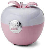 Wyposażenie pokoiku dziecięcego - valenti Lampka jabłuszko słonik | Rozmiar: H 11 Fi 12 cm | Kolor: Różowy | SKU: VL21152R - miniaturka - grafika 1