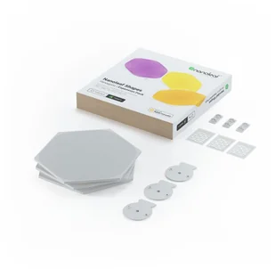 Nanoleaf Nanoleaf Hexagons Expansion Pack - dodatkowe panele świetlne (3 sztuki) ISMNLH3 - Systemy inteligentnych domów - miniaturka - grafika 2