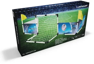 Dunlop Bramka z bandami chorągiewkami + piłka pompka E-18482 - Piłka nożna - miniaturka - grafika 3