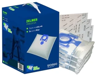Zelmer 12x Worki Odkurzacza Odyssey Meteor 2 Elf 2 - Worki do odkurzaczy - miniaturka - grafika 16