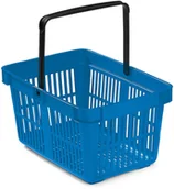 Artykuły do ekspozycji w sklepie - AJ Produkty Niebieski koszyk sklepowy - miniaturka - grafika 1