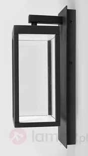 LAMPENWELT.COM Kinkiet zewnętrzny LED Ferdinand w formie lampionu - Lampy ogrodowe - miniaturka - grafika 4